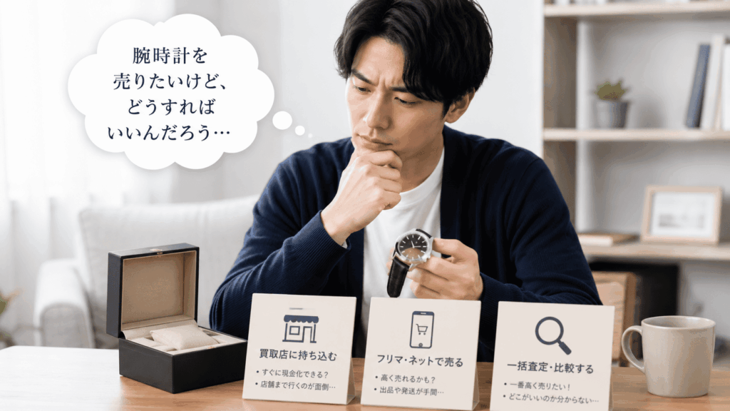 腕時計を高く売りたい
